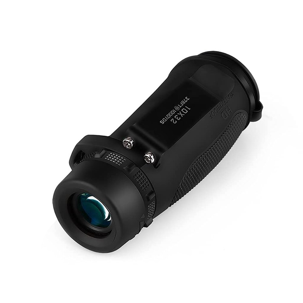 10x32PortableMonocularBAK4PrismNitrogen-FilledWaterproofMiniMonocularScopeforWildlifeHuntingTravellingHandheldTelescope