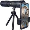 8-12monocularTelescopeforSmartphoneTelescopeforKids4K10-300X40mmSuperTelephotoZoomMonocularTelescope,Waterproof,Dusproof,Shockproof,MetalTripod(MedClipA) view 1