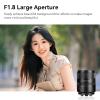 7artisans AF 85mm F1.8 Full Frame Camera Lens STM Auto Manual Focus for L Mount,Large Aperture,Face/Eye Auto Focus,for Portraiture/Street Photography/Humanistic Subjects view 4