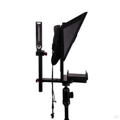 TYSTDIRCT TS 350 Prompter - 12.9" Teleprompter with Adjustable Mount for Phone and DSLR. Soft Ware and Remote Control, Very Easy to use.