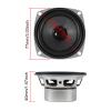DWEII 2PCS 10W Mini 3" HiFi Full Range Speaker 8 Ohm Anti-Magnetic Audio 2.0/2.1 Home Stereo Woofer Loudspeaker 90dB High Sensitivity view 2