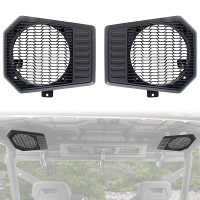 CPOWACE Pair Rear Roof Speakers Pods Compatible with Polaris Ranger XP/Crew 1000/Crew 2020-2025 Speaker Holders Accessories,for 6.5" Speakers Replace 5454646