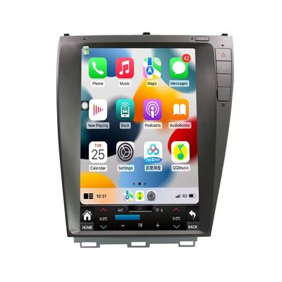 12.1 Inch Android 14 Car Stereo Radio for Lexus ES250 ES300 ES350 2009-2012 Multimedia Player GPS Navigation Carplay Android Auto WiFi 1080P Stereo Replacement Head Unit 6+128GB