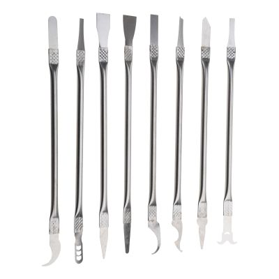 BOLOUY 8Pcs Professional Electronics Opening Pry Tool Repair High Hardness CPU for for Computer IC Chip Repairing