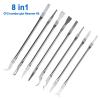 BOLOUY 8Pcs Professional Electronics Opening Pry Tool Repair High Hardness CPU for for Computer IC Chip Repairing view 3