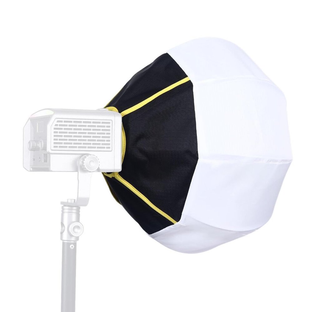 12 Lantern Softboxd for Bowens Mini Mount Softbox, Quick Release 270 Light Diffuser Lantern Softbox, Modifier for Bowens Mount Soft Box for COB LED Video Studio Light