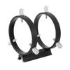 42/50/60/68/80/90/102mm Three-Point Guide Scope Ring Astronomical(Black 80mm) view 1