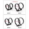 42/50/60/68/80/90/102mm Three-Point Guide Scope Ring Astronomical(Black 80mm) view 4