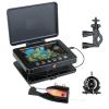 Underwater Fishing Camera for Rod, 5 Inch LCD Monitor with 1080P Portable Fish Finder, Adjustable LED White Light, 15M Cable Aluminum IP68 Camera for Ice Lake Sea Boat Kayak Fishing (15m/49ft) view 1