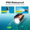 Underwater Fishing Camera for Rod, 5 Inch LCD Monitor with 1080P Portable Fish Finder, Adjustable LED White Light, 15M Cable Aluminum IP68 Camera for Ice Lake Sea Boat Kayak Fishing (15m/49ft) view 4