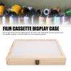 135 Film Case, Solid Wood Display Case for 30 Rolls of 35mm Films, 35mm Film Storage Box Yours view 4