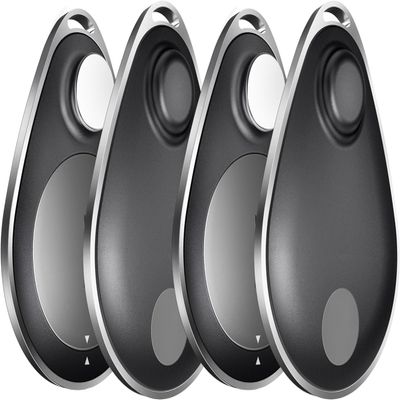 Utag GPS Tracker for Kids,4pcs Key Finder Works with Apple Find My (iOS only),Privacy Protection, Lost Mode, Waterproof,Bluetooth Tracker for Children, Seniors, Pets, Backpack (Black)