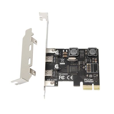 BOLOUY 2-Port USB 3.1 (10Gbps) PCIe Card PCIExpress to Host Controller Card PCIe Adapter