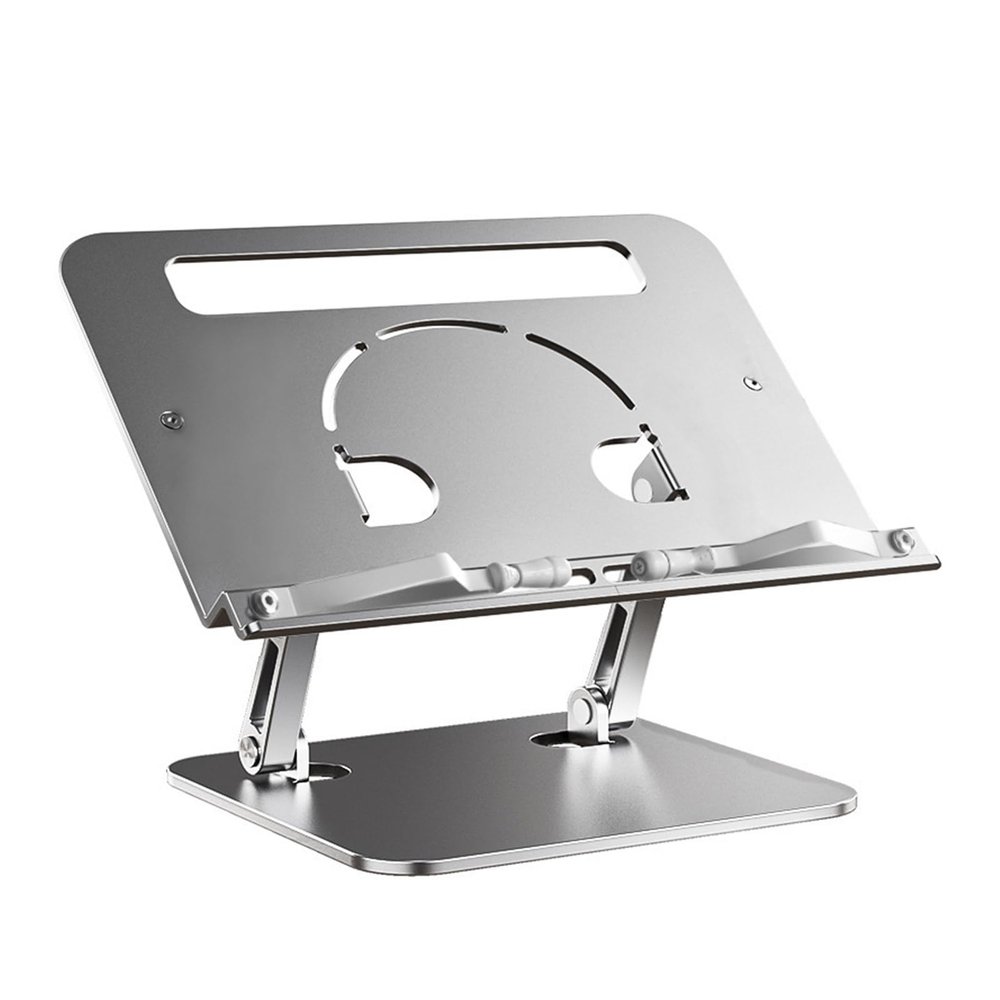 BOLOUY Desktop Reading Rack Aluminum Alloy Laptop Holder Student Bookshelf Tablet Notebook Bracket