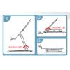 BOLOUY Desktop Reading Rack Aluminum Alloy Laptop Holder Student Bookshelf Tablet Notebook Bracket view 4