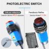ZOZ03Y0 M18 Transparent Glass Detection Photocell Diffuse Reflect Feedback Photoelectric Sensor Proximity Switch Motion Detector(PM18S-RM3N) view 3