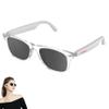 Yeabomy Smart Bluetooth Glasses,for Men & Women, Touch Control, Outdoor UV Protection and Voice Control, Hands-Free Calls (White Sunglasses) view 1