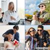 Yeabomy Smart Bluetooth Glasses,for Men & Women, Touch Control, Outdoor UV Protection and Voice Control, Hands-Free Calls (White Sunglasses) view 2