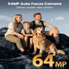 4K Digital Camera for Photography, WiFi 64MP 180 Flip Screen 3" Autofocus Vlogging Camera for YouTube, 16X Zoom Compact Point and Shoot Cameras for Beginner with 32GB Card, 2 Batteries view 3