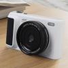4K Digital Camera for Photography, 64MP Vlogging Cam with 2.8in 180 Flip Screen, 16X Digital Zoom Point and Shoot Video Camara, Autofocus & Anti Shake, for Travel (White) view 2
