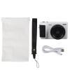 4K Digital Camera for Photography, 64MP Vlogging Cam with 2.8in 180 Flip Screen, 16X Digital Zoom Point and Shoot Video Camara, Autofocus & Anti Shake, for Travel (White) view 3