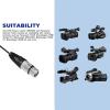 4 pin XLR power/12v 4 pin Power Supply for Sony F55, Venice, Canon C300 MKII, C500 MKII, C700 Camera Monitor view 4