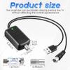 Saillong TV Antenna Amplifier with LTE Filter Kit, Antenna Signal Booster for TV Indoor, Low Noise/Clears Up Pixelated Amplifier, High Gain Signal Booster, USB Powered view 2