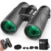 15x42 Binoculars for Adults High Powered - Occer HD Lightweight Travel Hunting Binoculars with Clear Low Light Vision for Bird Watching, Whale Watching, Camping Gifts for Men Women -Black view 1