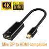DP to HDMI-Compatible Adapter Cable Converter HD 4k 1080P TV Projector Displayport Connector Compatible with The Air Pro(Black 4k) view 2