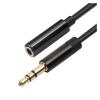 0.5m/1m/1.8m/300cm/5m Audio Extension Cable Male to Female Stereo Earphone Aux Cord Extender Compatible with The Computer Car Earphone(5m) view 2