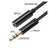 0.5m/1m/1.8m/300cm/5m Audio Extension Cable Male to Female Stereo Earphone Aux Cord Extender Compatible with The Computer Car Earphone(5m) view 3