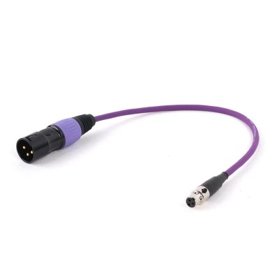 ROBAUN Mini Male to Female Cable, 3 Pin Mini Patch Cable Adapter for 4K Camera Video Assist 4K Sharp 8K(M to Mini F-VT,1m)