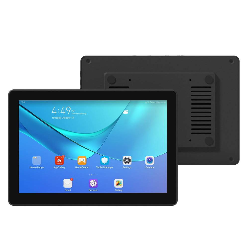 8" Touchscreen Mini PC, Android 11, RK3566 2GB RAM/32GB ROM, BT 4.2, WiFi-5, 1000Mbps LAN, HDMI2.0, USB3.0, USB2.0, Support Auto-Boot Mini Computer