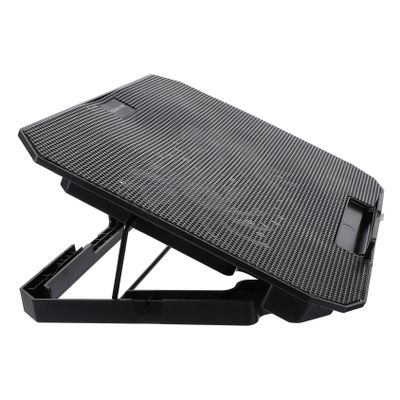Vaguelly 1pc Laptop Cooler Stand for Notebook Height Radiator Silent Cooling Fans Ergonomic Design for Gaming and Work Black