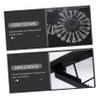 Vaguelly 1pc Laptop Cooler Stand for Notebook Height Radiator Silent Cooling Fans Ergonomic Design for Gaming and Work Black view 4