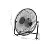 ARTIBETTER Cooling Ultra Quiet Fan Mini Desktop Fan Portable Rechargeable for Laptop Home Office view 2