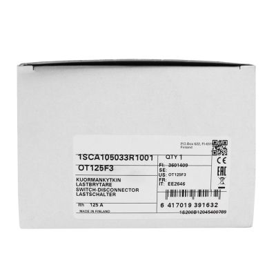 CungSu 1SCA105033R1001 OT125F3 New and Sealed in Box 1SCA105033R1001 OT125F3
