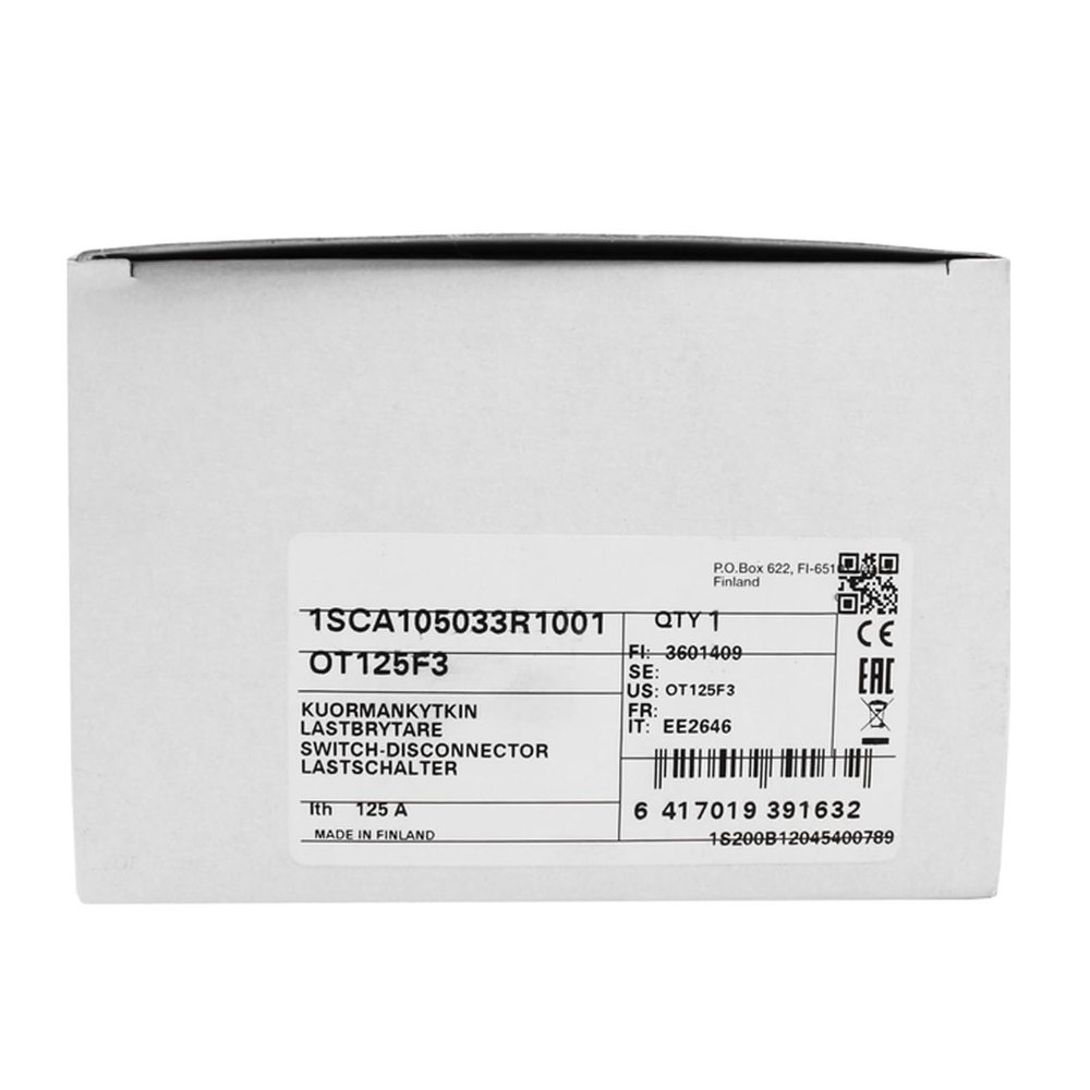 CungSu 1SCA105033R1001 OT125F3 New and Sealed in Box 1SCA105033R1001 OT125F3