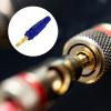 MECCANIXITY 10 Pcs 4mm Banana Plugs, 20A 9.5mm OD 53.8mm Length Speaker Wire Cable Plug Connectors, Banana Jack Connector for Speaker Wire Audio Cable, Blue view 4