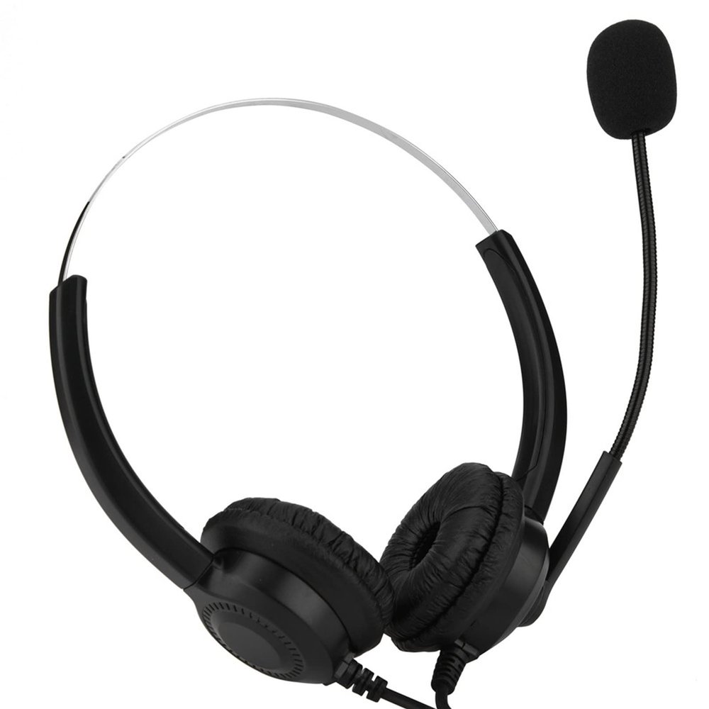 Sorandy Noise Cancelling Communication Call Center Headphones with Microphone, Comfortable Wearing, Mute Function, Universal Compatibility for Computer Telephone
