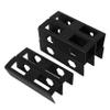 DIYEAH Double Layer Under Desk Computer Mount Metal Laptop Bracket Easy Install for Home Office view 1