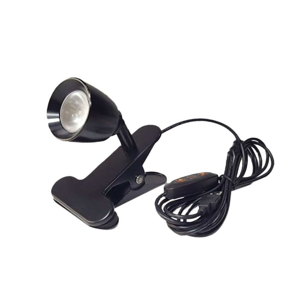 Angoily Led Clip Reading Lamp for Bedroom Desk USB Book Light Eye Protection White Lamp for Home Office Laptop Pc Notebook
