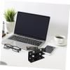 PLAFOPE Elegant Under Desk Laptop Mount Metal Construction Screws Laptop Stand for Desk Organization No Tools Needed view 2