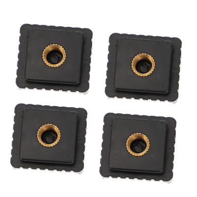 ARTIBETTER 4pcs Hot Shoe Mount Bracket for Flash and Led Light Quick Release Design with Screw Nut Easy Installation for Photography and Video Lighting