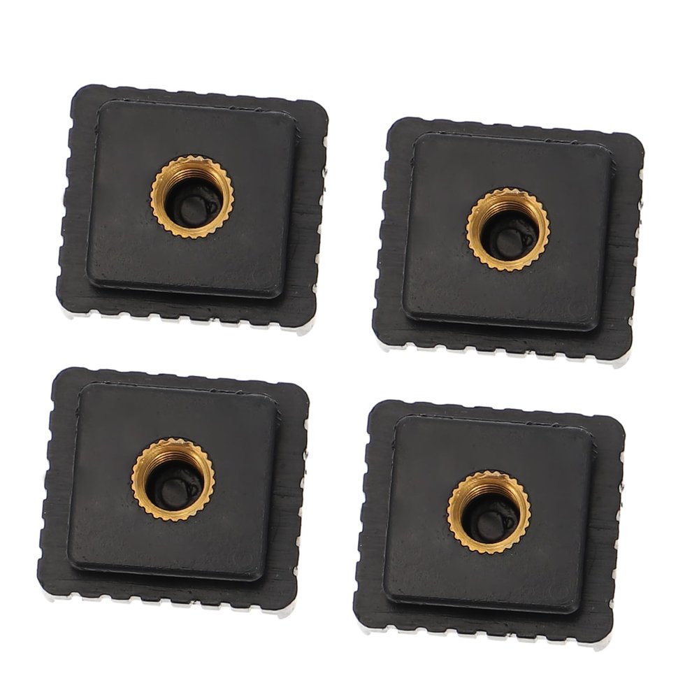 ARTIBETTER 4pcs Hot Shoe Mount Bracket for Flash and Led Light Quick Release Design with Screw Nut Easy Installation for Photography and Video Lighting