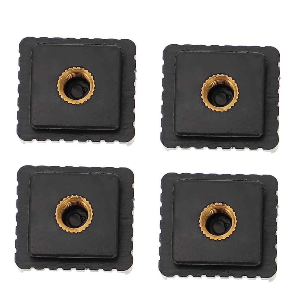 Angoily 4pcs Hot Shoe Mount Adapter with Screw Quick Release Bracket for Cameras Led Lights External Microphones Easy Installation Compatible with Standard Hot Shoe Accessories
