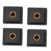 Angoily 4pcs Hot Shoe Mount Adapter with Screw Quick Release Bracket for Cameras Led Lights External Microphones Easy Installation Compatible with Standard Hot Shoe Accessories view 1