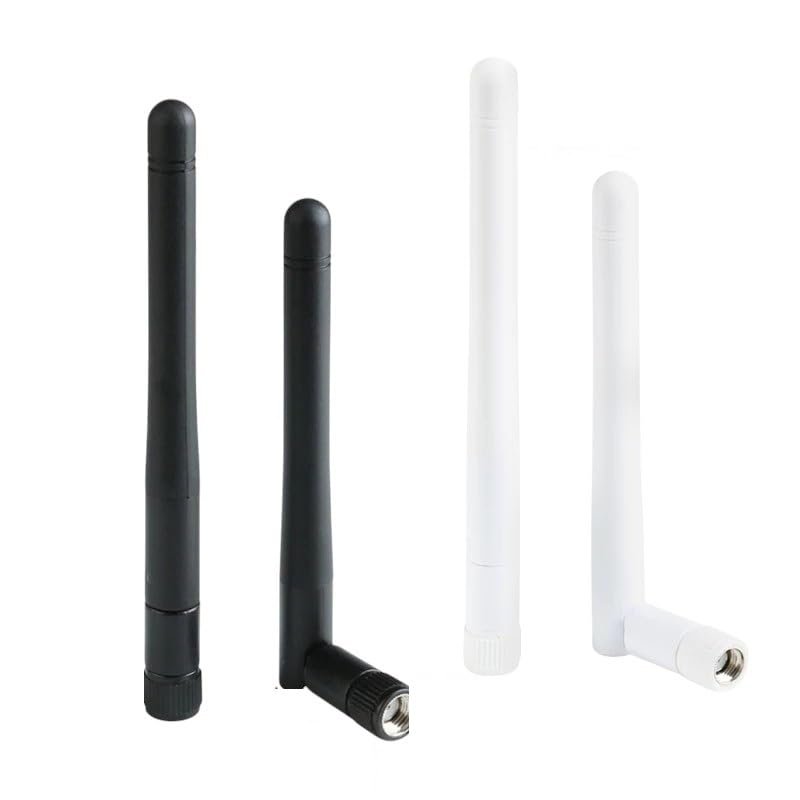 5Pcs 2.4G Antenna with SMA Male 3dBi Omni WF Rp Female Plug Connector for Wrirelerss Router Wi-Fi New 2025 High Reliable Electronic Component, Precision, Stable Performance