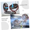 Angoily USB Adjustable Vehicle Fan Rotatable Car Cooling Fan for Car Interior Low Noise Design for Comfortable Driving view 2