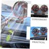 Angoily USB Adjustable Vehicle Fan Rotatable Car Cooling Fan for Car Interior Low Noise Design for Comfortable Driving view 3